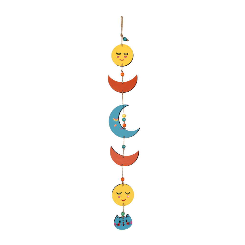 Moorni Celestial Kitty Wind Chime (29x4.5)