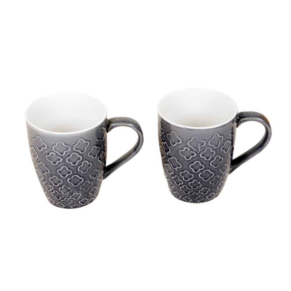 Moorni Ash Grey Mugs Set of 2