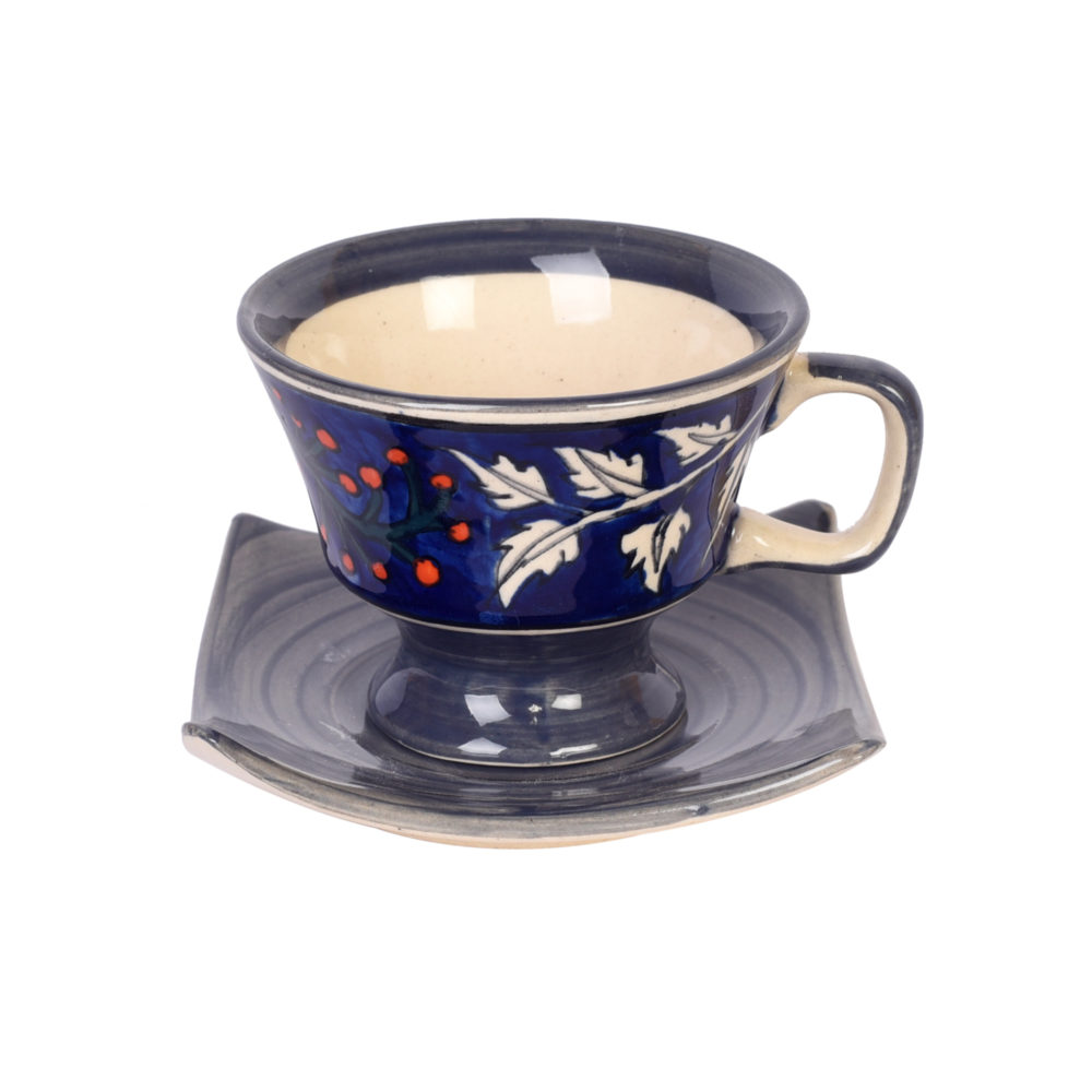 Moorni Blooming Leaves Tea Cups & Saucer S06