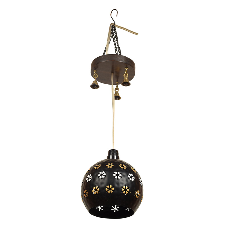 Moorni Star-1 Dome Shaped Pendant Lamp In Black