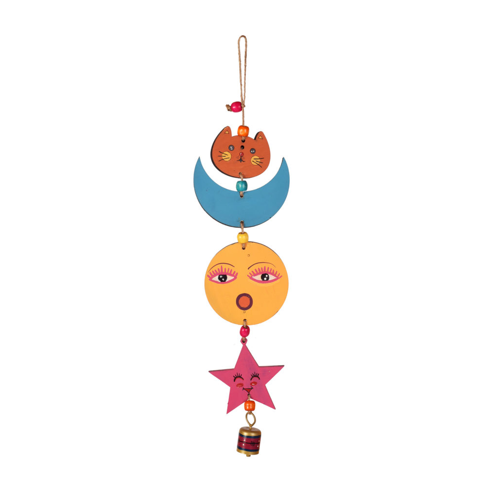 Moorni Sunny Kitty Wind Chime (17x4)