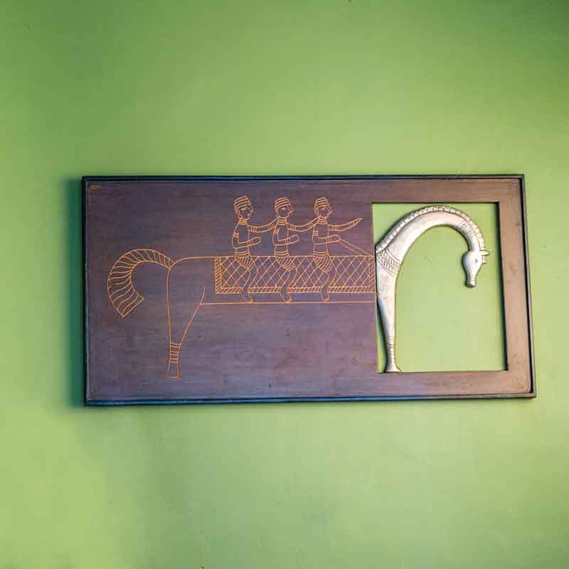 Olha-o Tribe Wooden Frame Camel