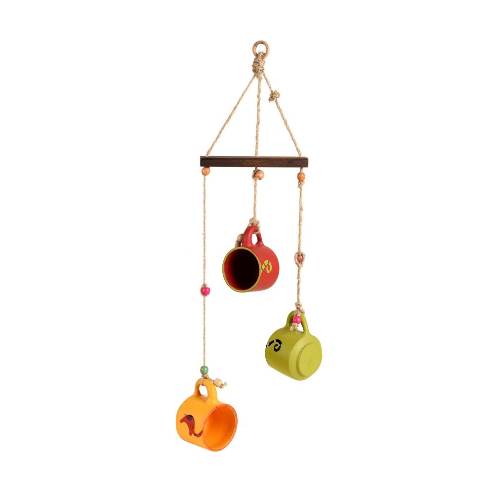 Moorni Hanging Kullads Windchime (8x3x22)