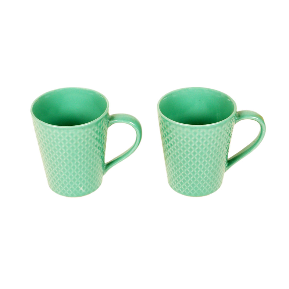 Moorni Turquoise Blue Coffee Mugs Set of 2