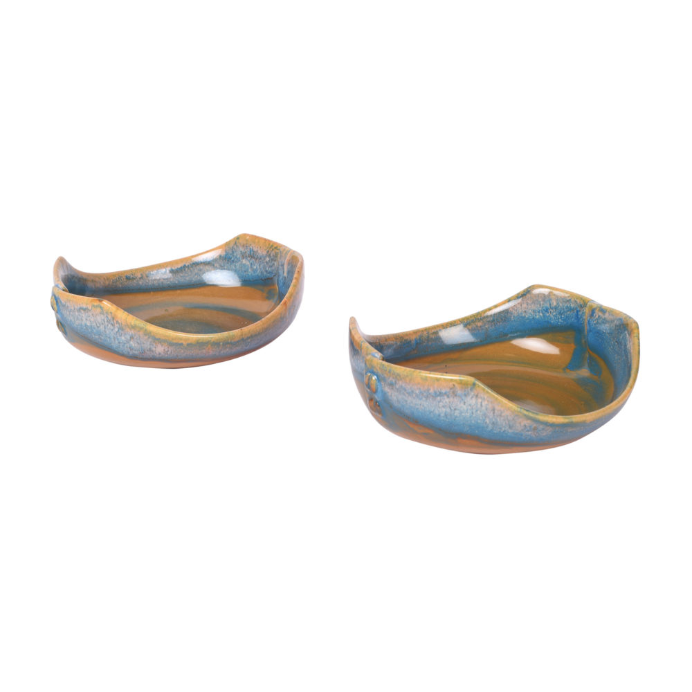 Moorni Turquoise Cutting Serving Bowls Set of 2