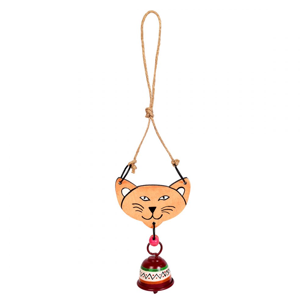 Moorni Pink Panther Wind Chimes with Metal Bell for Outdoor Hanging and Home Decoration