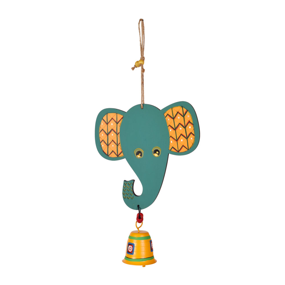 Moorni Happy Elephant Wind Chime (15x7)