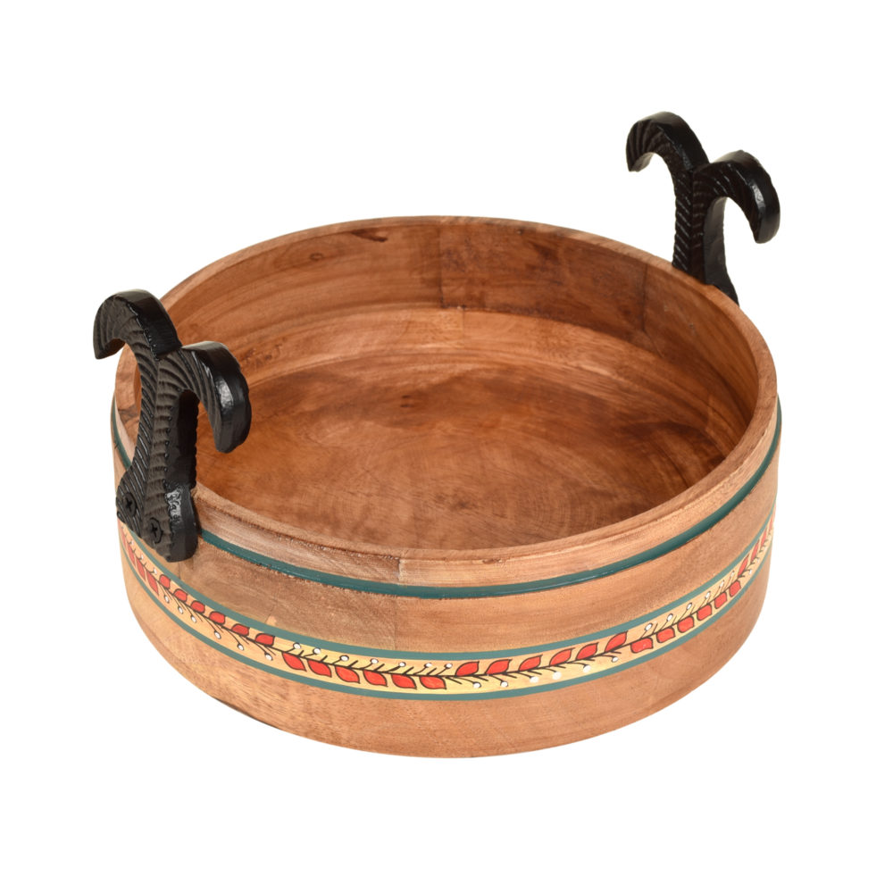 Moorni Churia-Muria Munchies Platter in Mango Wood