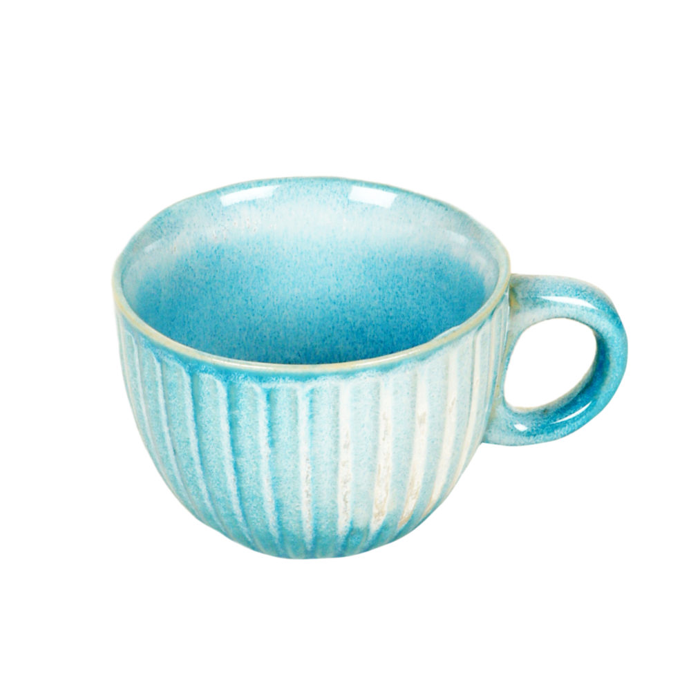 Moorni Cyan Blue Tea Cups Set of 6