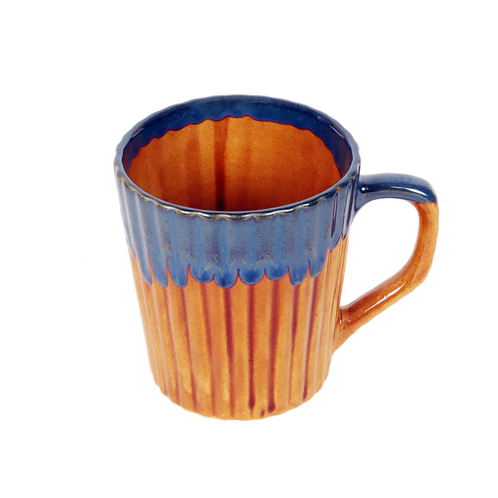 Moorni Rustic Orange Mugs Set of 2