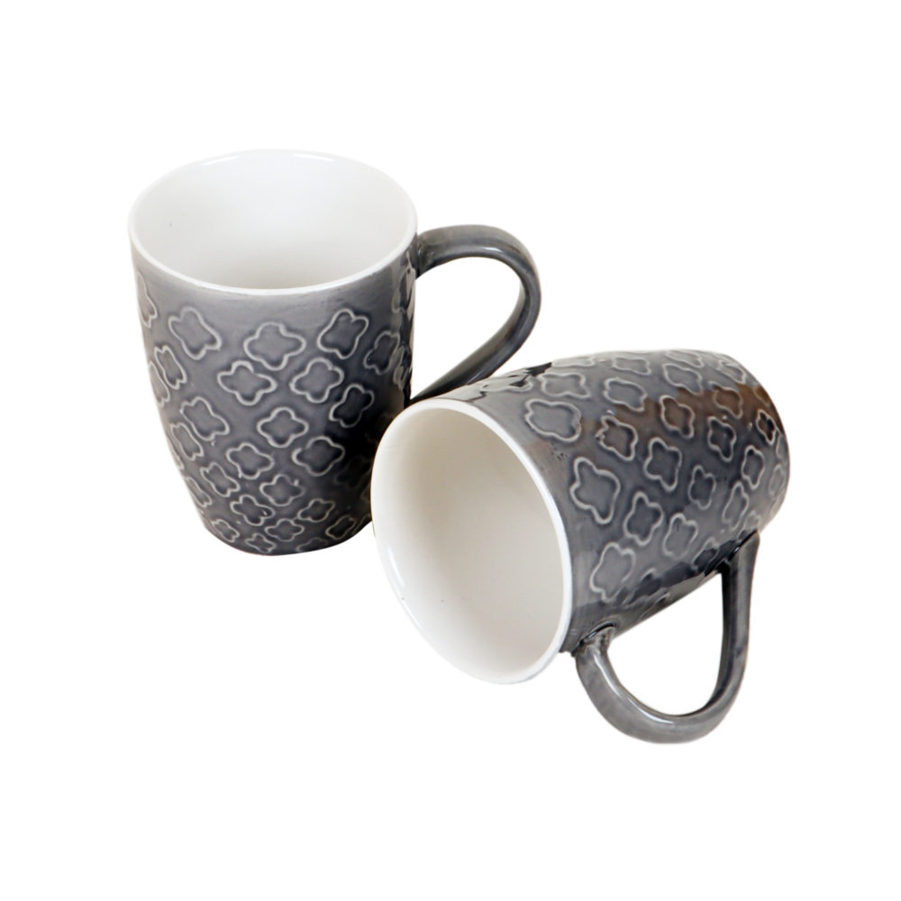 Moorni Ash Grey Mugs Set of 2